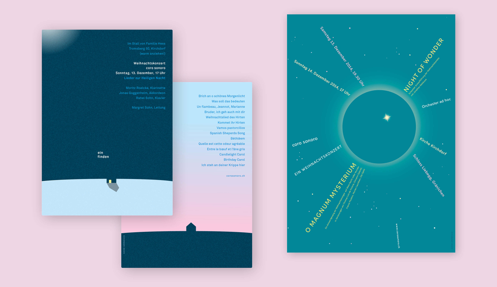 Coro sonoro Konzertwerbung2